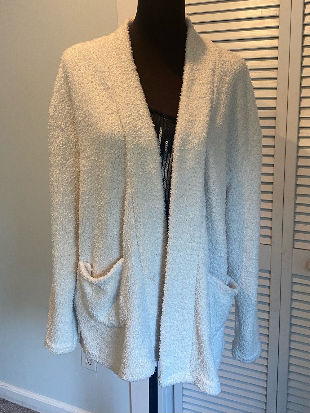 IF IT WERE ME Open Cardigan. Cozy and Fuzzy.